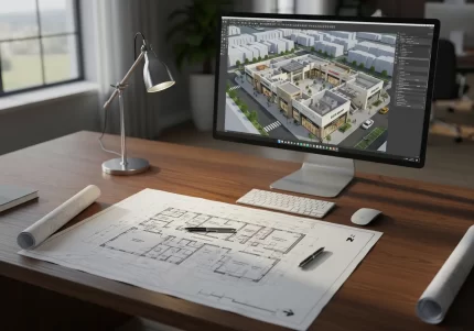 Diseño y edificacion computadora con diseño 3d